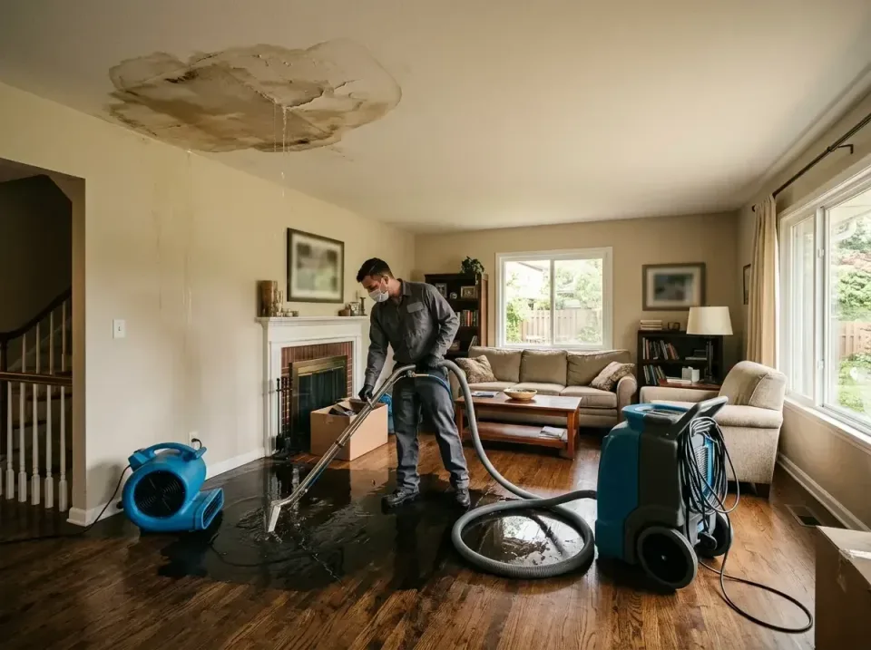 attic-pipe-burst-ceiling-drip-008 — frequently asked questions, Water Damage Restoration & Carpet Care in Pantops, VA